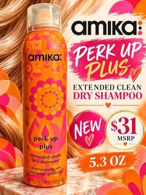 Amika Perk Up Plus Extended Clean Dry Shampoo NEW